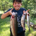 5 lb trout caught at Lion's Lake (Suzy Calderon-Crabtree)