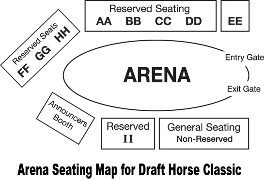 Arena Seating Map