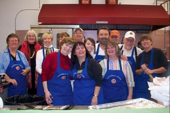 Foothill Lions Club at the Cioppino Feed (2011)