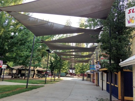 Treat Street shade structure