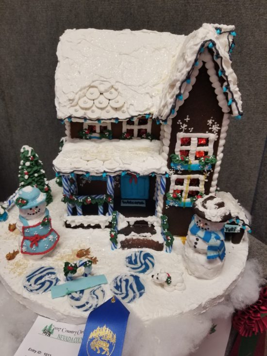 Gingerbread House, 2017 Best of Show winner, by Kathy Kinney
