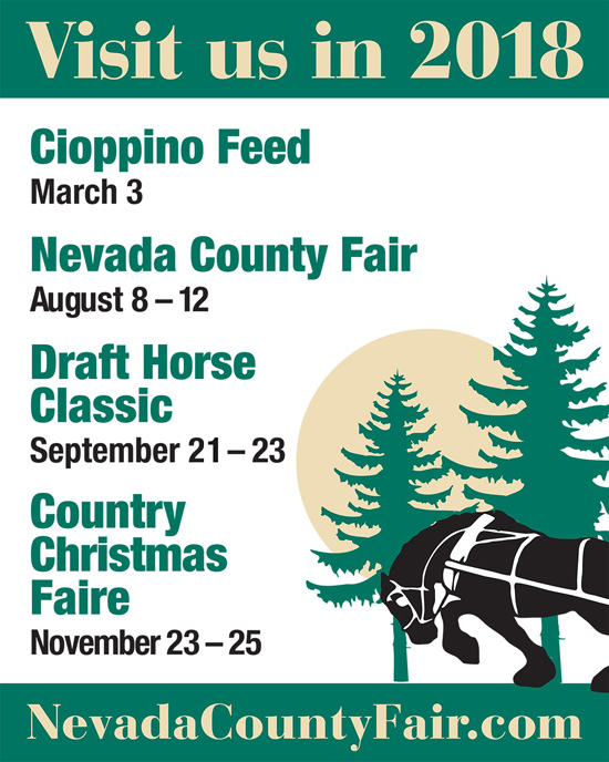 Banner showing major 2018 events at the Fairgrounds