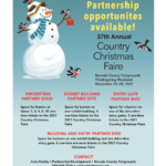 2021 Country Christmas Faire Sponsorship Opportunities